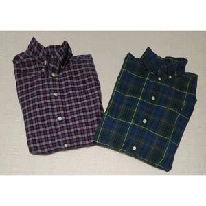 Polo Ralph Lauren Shirt Lot of 2 Boys XL 18-20 Plaid Long Sleeve Button Down